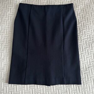 Ann Taylor Classic Ponte Navy Skirt